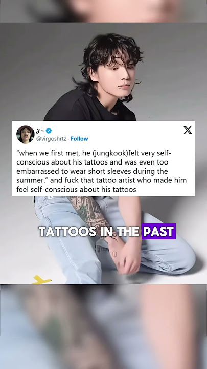 Jungkook Sad Reason Why He Always Hides Tattoo In The Past! 😭😭 #jungkook #bts
