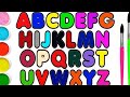 📌A to Z Coloring for Kids 🎨| Learn Alphabet with Colours 🎨
