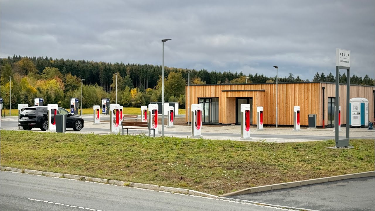 Please Make Every Highway EV Charging Hub Like This! - YouTube