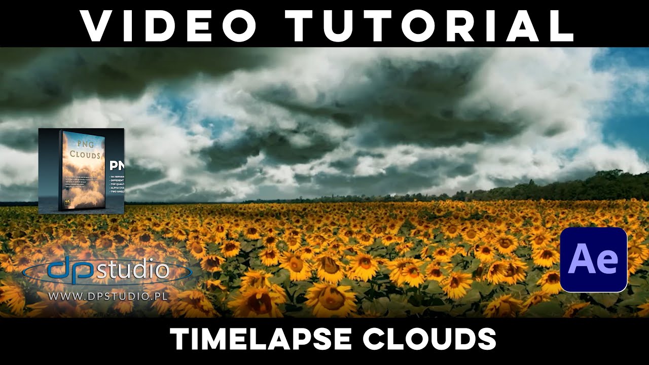 Timelapse Clouds / Tutorial / After Effects / PNG Clouds Pack#tutorial ...