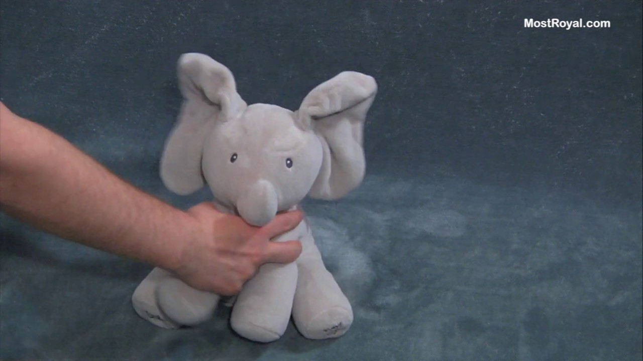 gund baby animated flappy the elephant plush toy