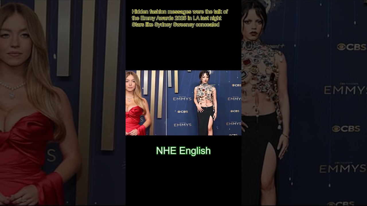 All the hidden fashion messages at the Emmy awards 2025