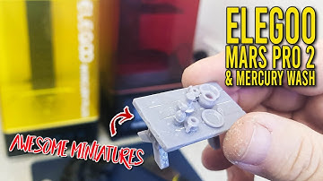 Elegoo Mars Pro 2 & Mercury Plus 2 in 1 Wash and Curing Machine