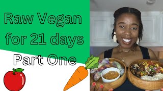 Raw Vegan Meals for 21 days. Part One