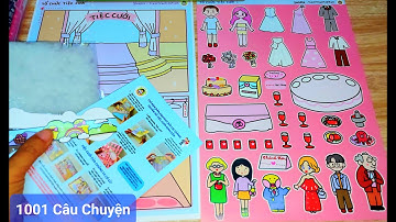 Hướng dẫn cắt dán squishy,sticker Cô Dâu,Chú Rễ👰🍒 TỔ CHỨC TIỆC CƯỚI CÔ TIÊN XANH🧚‍♂️ giá 50k cute