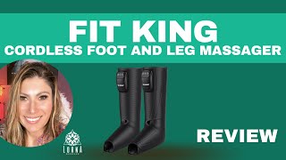 FIT KING Cordless Foot and Leg Massager for Circulation and Pain Relief, Portable & Recharge REVIEW