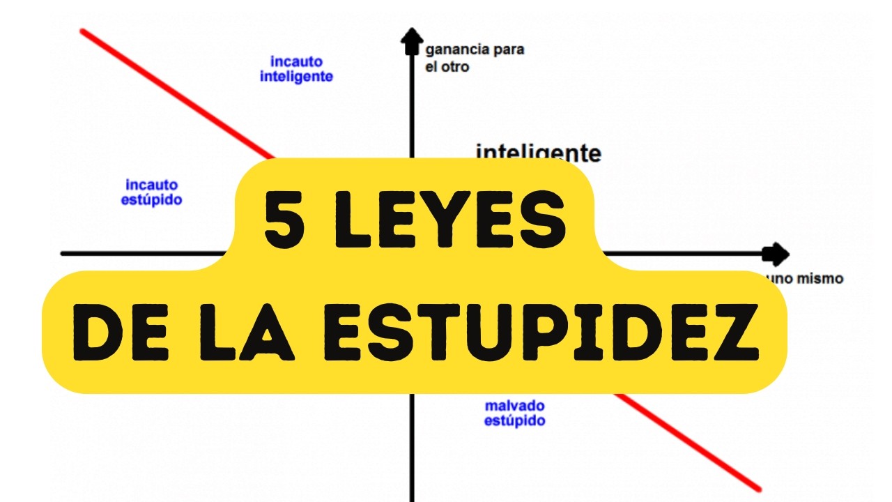 Las 5 leyes de la ESTUPIDEZ Humana |Cipolla - YouTube