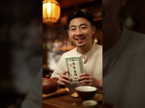 Китайський чай зелений Пуер Шен "Старий чай із далеких гір" пресований у плитці1 кг, Юньнань, видео 1