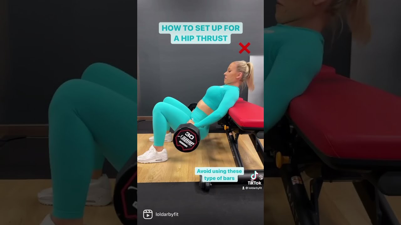 How To Set Up For Hip Thrust 