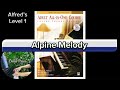 Alfreds 1 alpine melody page 69  demo piano
