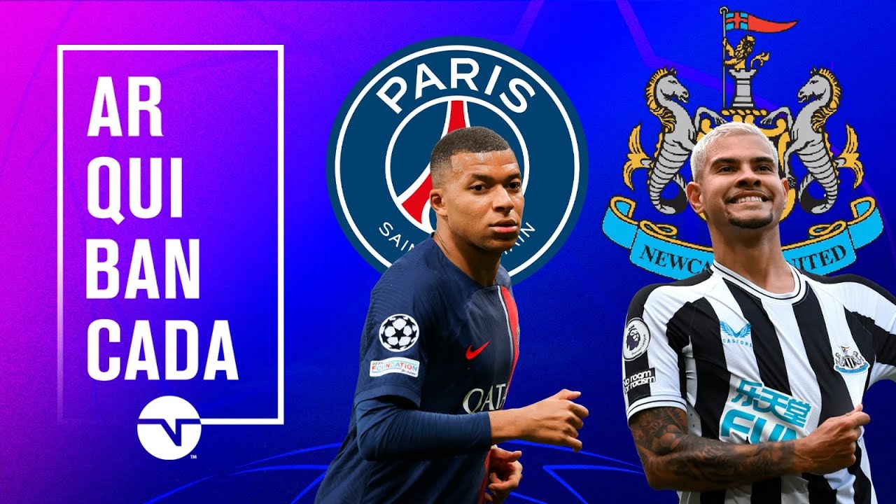 PSG X NEWCASTLE (PRÉ-JOGO + NARRAÇÃO AO VIVO) | CHAMPIONS LEAGUE 23/24