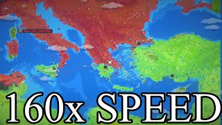 Rome vs Egypt, 160x SPEED - WorldBox Timelapse