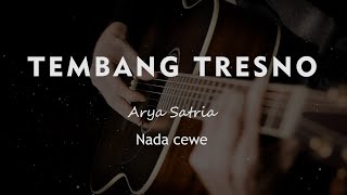 TEMBANG TRESNO // KARAOKE GITAR AKUSTIK TANPA VOKAL NADA CEWE ( FEMALE )