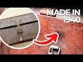 RESTORED - 80 year old military bags get full makeover and update!