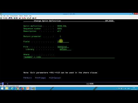 Interform400: SQL in Split