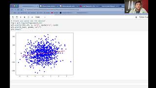 Linear Regression with Python Numpy - Jupyter notebook