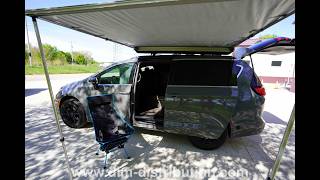 All Wheel Drive Mini T Camper Van Garageable Pacifica Campervan with Solar Power