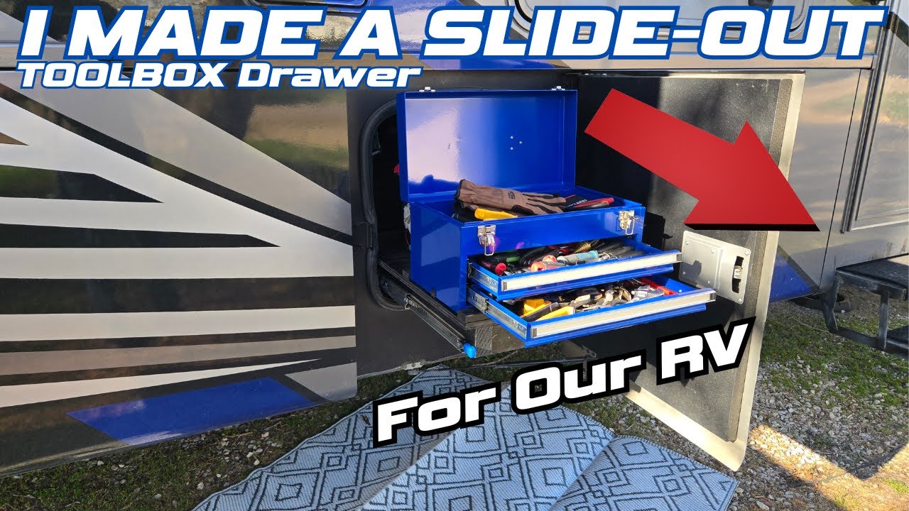How To Build an RV SLIDE-OUT Drawer | Motorhome Slide-Out Toolbox Drawer