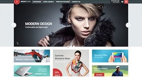 Invent Store VirtueMart Template Demo
