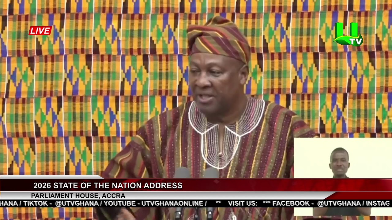 PRESIDENT MAHAMA DELIVERS 2026 STATE OF THE NATION ADDRESS 27/02/2026