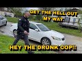 Cop Gets Furious After Being Called Drunk Cop For Wrecking Patrol Vehicle While Drinking 