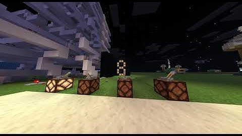 Minecraft - Boolean Logic Circuit - 7-Segment Display