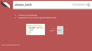 Course: Systemverilog Design - 1 : L5.5 : always_latch in Systemverilog