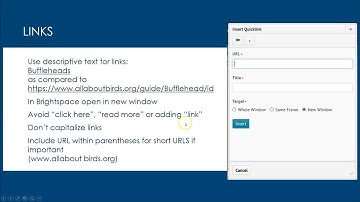 Accessibility Considerations 4 - Links