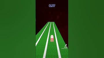 Minecraft pig race game #meme #shorts