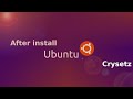Dinge die du nach der Installation von Ubuntu machen solltest + Einleitung in das System von Ubuntu