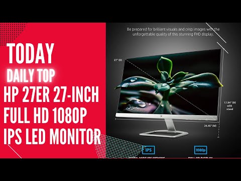 HP 27er 27-Inch Full HD 1080p IPS LED Monitor - hp 27es monitor review - big budget monitor