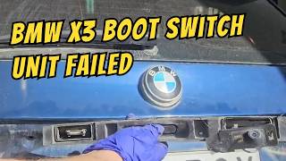 BMW X3 (E83) Number Plate Light & Boot Switch Replacement