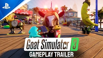 Goat Simulator 3 - Gameplay Reveal Trailer | PS5 Games