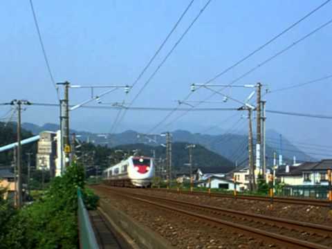 681系特急はくたか（N+W編成）　姫川橋梁通過