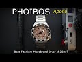 PHOIBOS Apollo Full Titanium Automatic 200m Diver With Incredible Lume and Sand Textured Dial