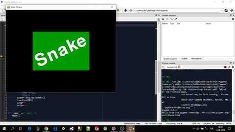 Python pygame Yılan Oyunu -1