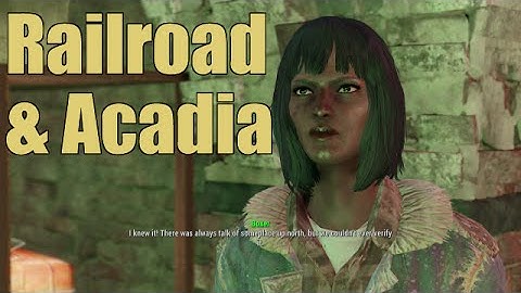 Fallout 4 - Far Harbor DLC - Telling the Railroad about Acadia