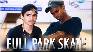 SAVAGE FULL PARK SKATE! NIGEL v CARLOS