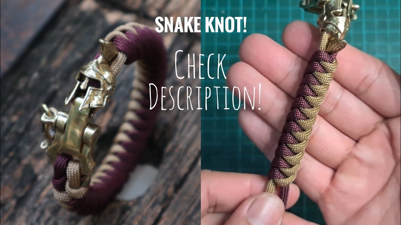 Snake Paracord Bracelet 20 cm