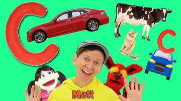 Letter C Song | Learn the Alphabet with Matt | What Starts with C?