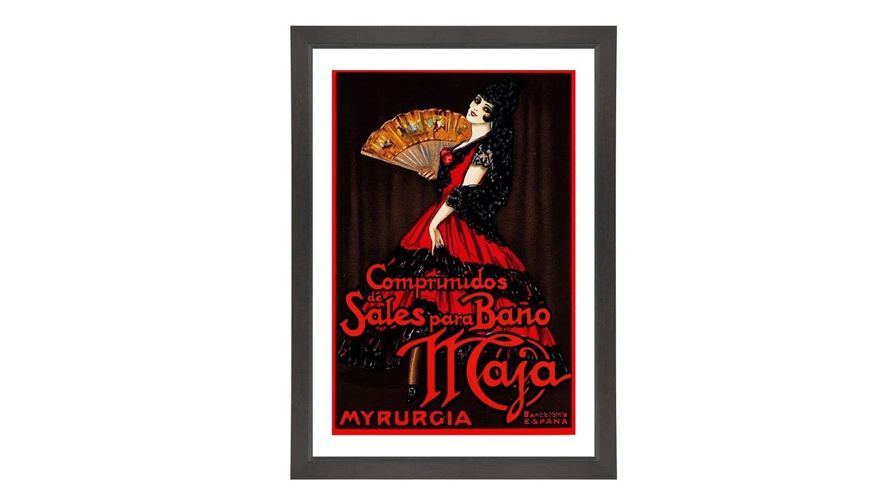 # Maja Jabon Barcelona 1918 Framed Art