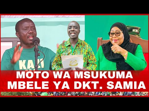 MSUKUMA AUWASHA MOTO MBELE YA DKT SAMIA AWAPIGA KIJEMBE WANAOSAMBAZA TAHARUKI MITANDAONI
