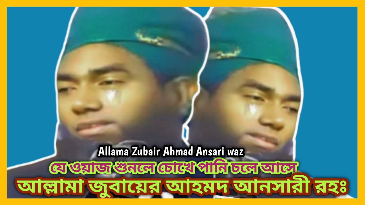 যে ওয়াজ শুনলে চোখে পানি চলে আসে। আল্লামা জুবায়ের আহমদ আনসারী রহঃ #ansari #bangla_waz_tv_2469 #newwaz