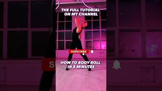 Learn how to body roll in my channel #youtubeshorts #body #dance #tutorial