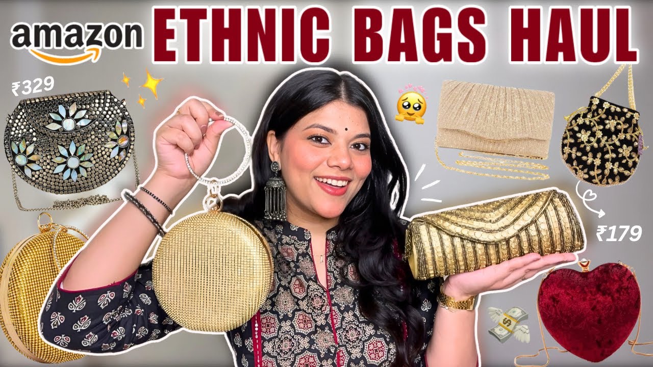 AFFORDABLE Ethnic Bags From Amazon 🪷| Wedding & Festive Worth it? 😍
