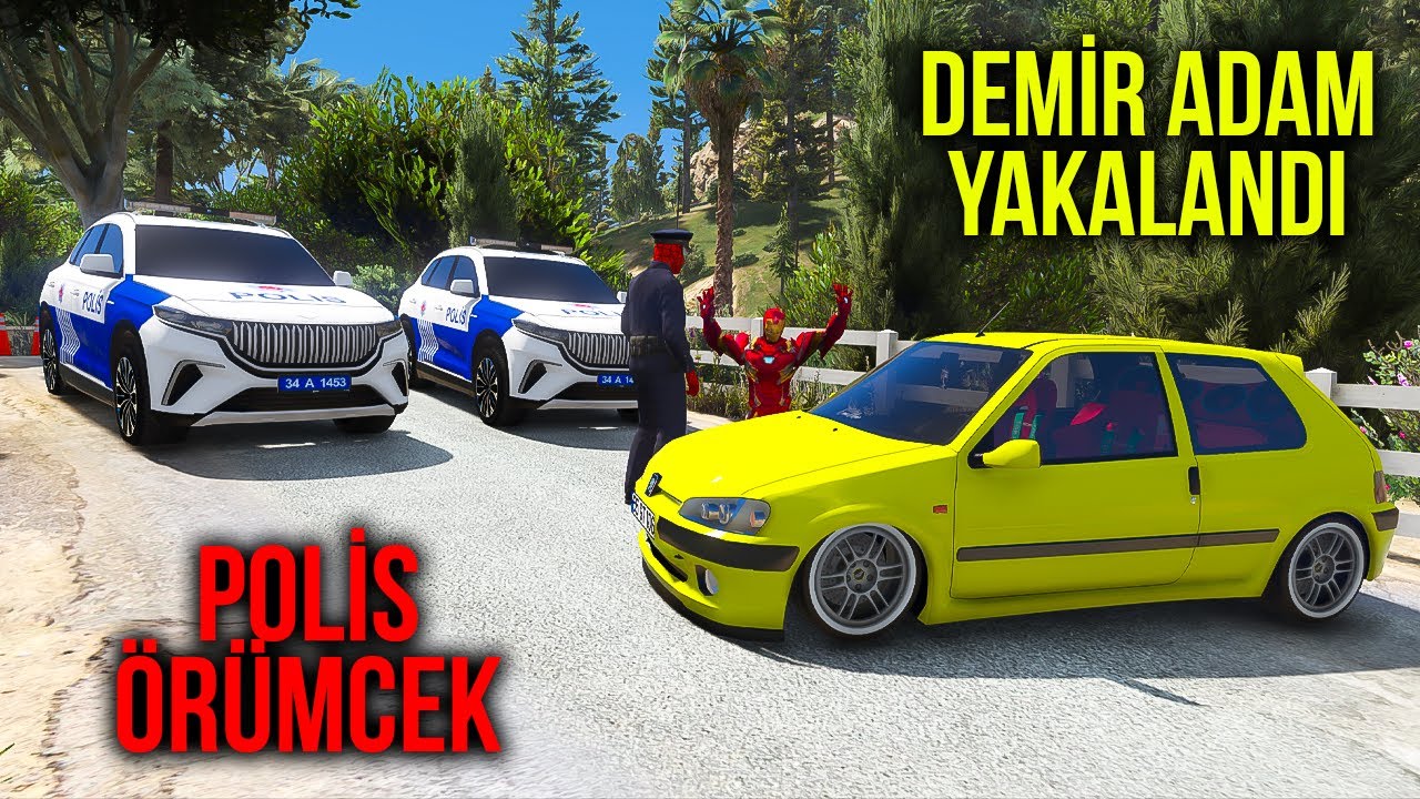 Sevilen Arabalarla Polisten Kaçıyoruz TOGG PEŞİMİZDE | Örümcek Abi ile GTA 5