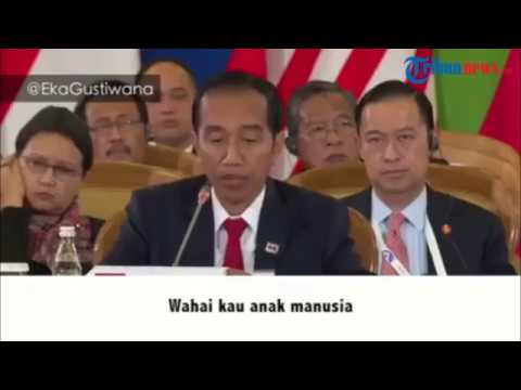 Video Parodi Kocak Jokowi Nyanyi Lagu Dangdut Milik Sang Raja Dangdut