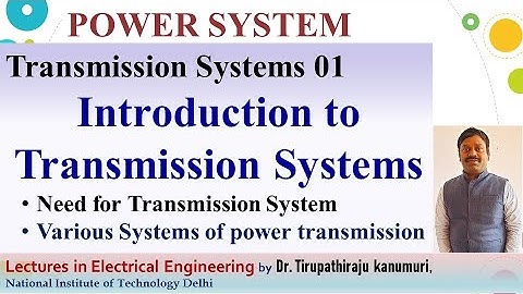 PS01 Introduction to Transmission Systems