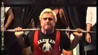 Tom Platz squats 500 Lbs. for 23 reps