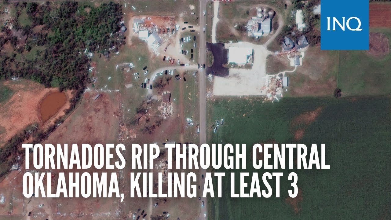 Tornadoes rip through central Oklahoma, killing at least 3 - YouTube